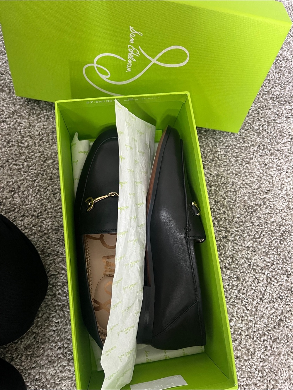 Sam Edelman Black Leather Loraine Loafers - Picture 4 of 5